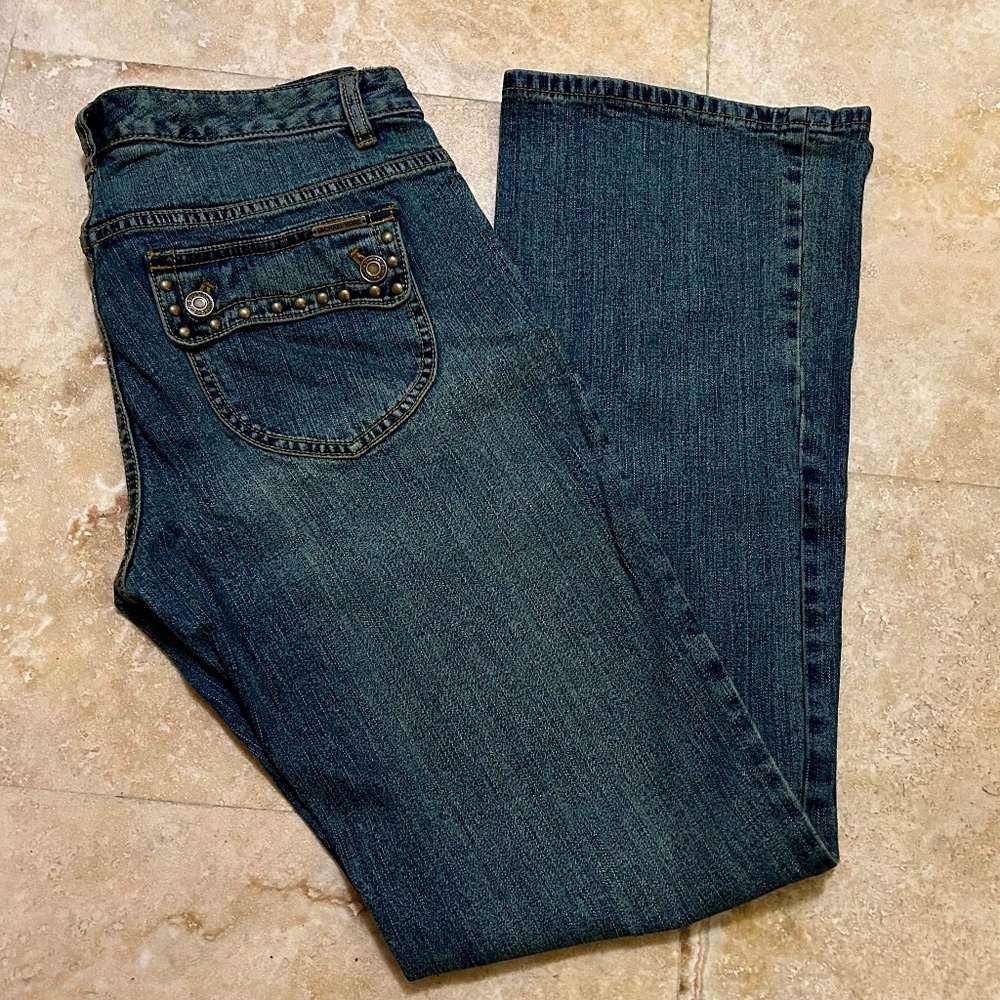 Michael Kors Blue Jeans, Size 8, Straight Leg, Low Waist Cut, New without tag